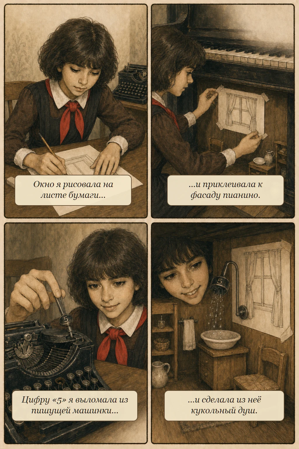 Комикс «Под пианино», страница 3 из 4