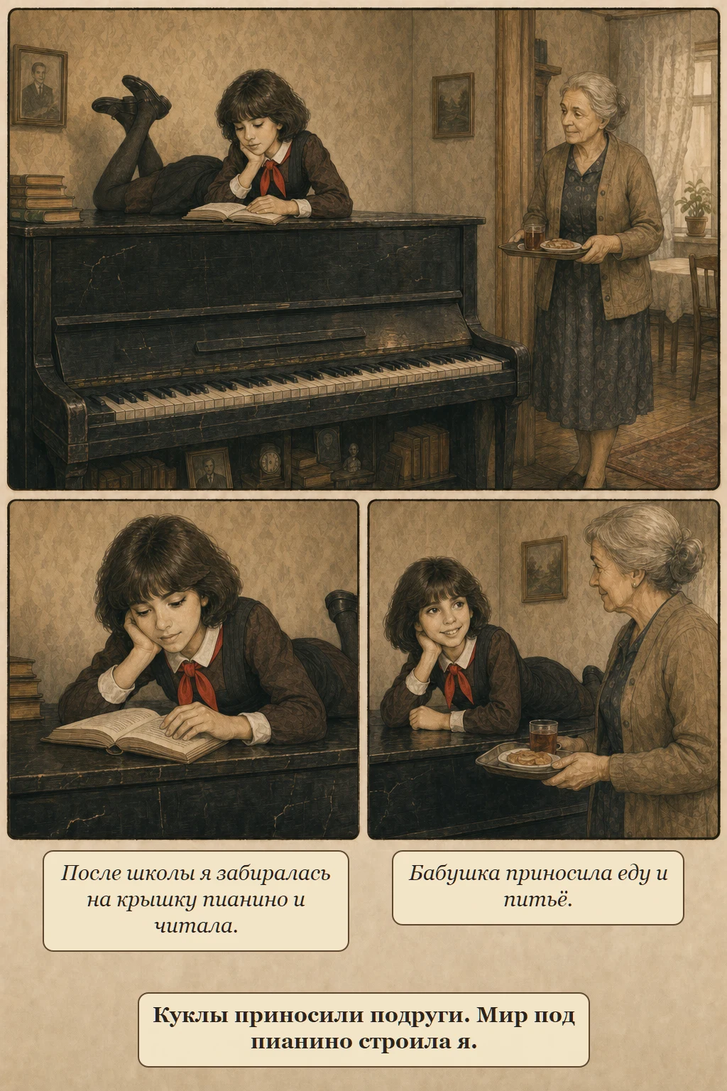 Комикс «Под пианино», страница 4 из 4