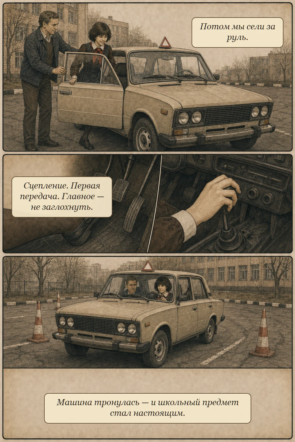 Комикс «Автодело», страница 2 из 5