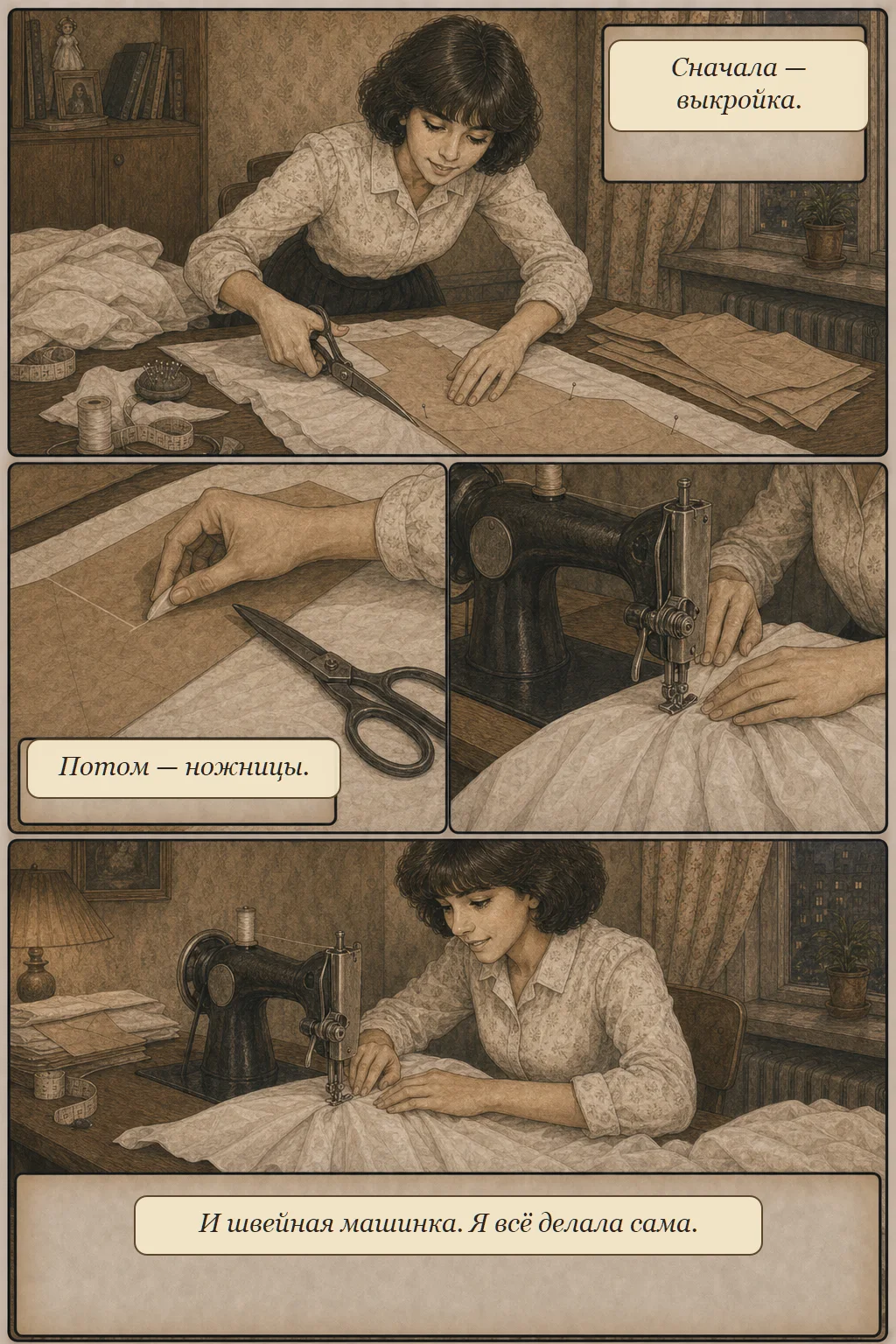 Комикс «Платье-кукуруза», страница 2 из 5