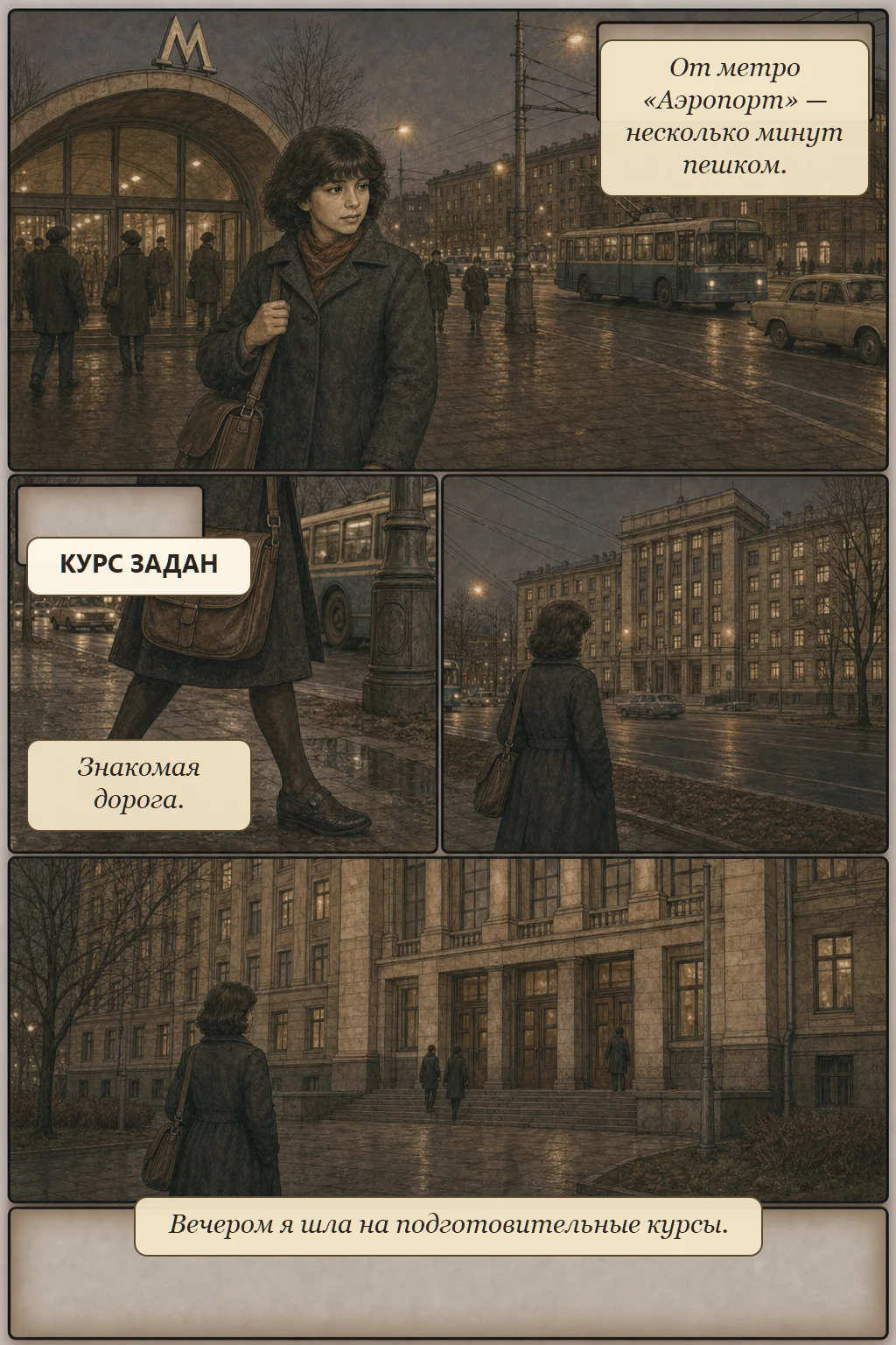 Комикс «Курс на МАДИ», страница 2 из 4