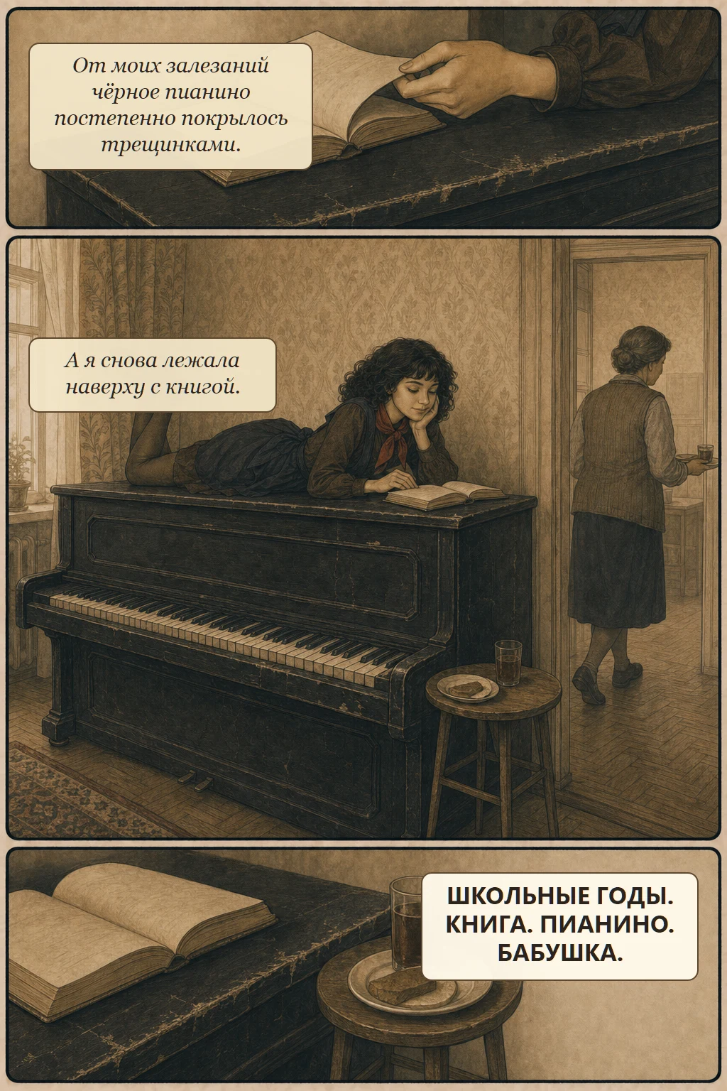 Комикс «На крышке пианино», страница 4 из 4