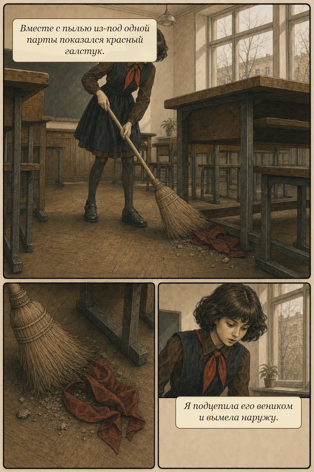 Комикс «Пионерский галстук», страница 2 из 4